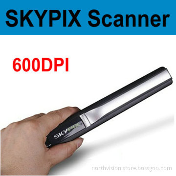 A4 Skypix Portable Document Scanner, 600*600dpi, Support TF Card, A4, 2AA Battery (N410)